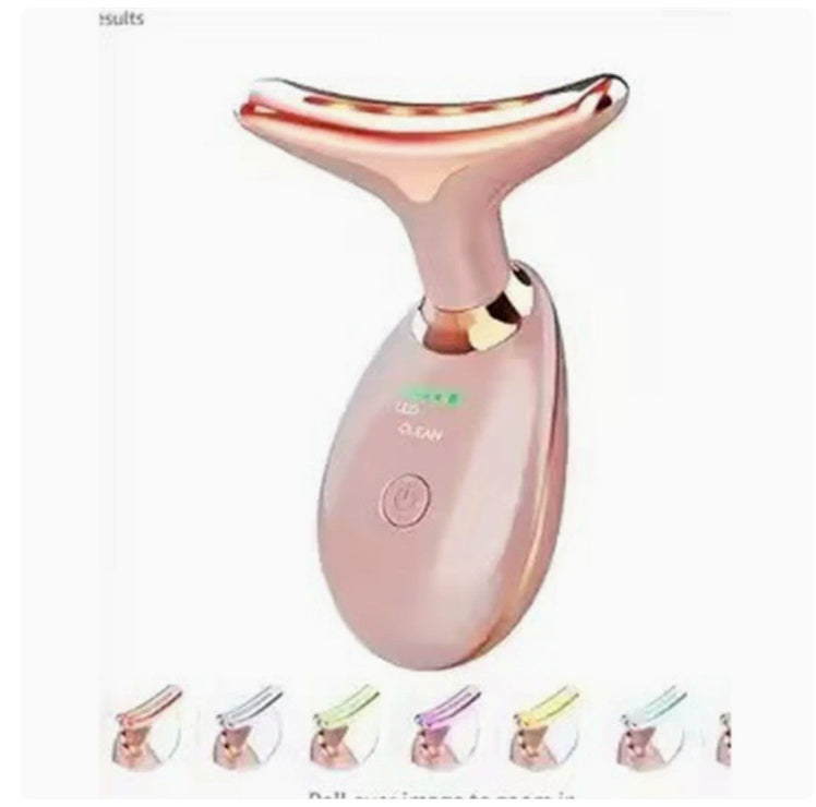 Appareil de massage thermique EMS pour le cou, lifting et raffermissement, micro-courant électrique, anti-rides