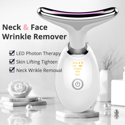 EMS Thermal Neck Lifting And Tighten - Electric Microcurrent Wrinkle Remover